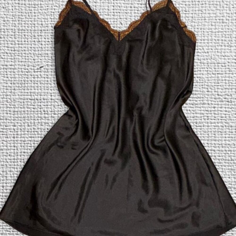 Victoria-s-secret Women's Black and Brown Nightwear